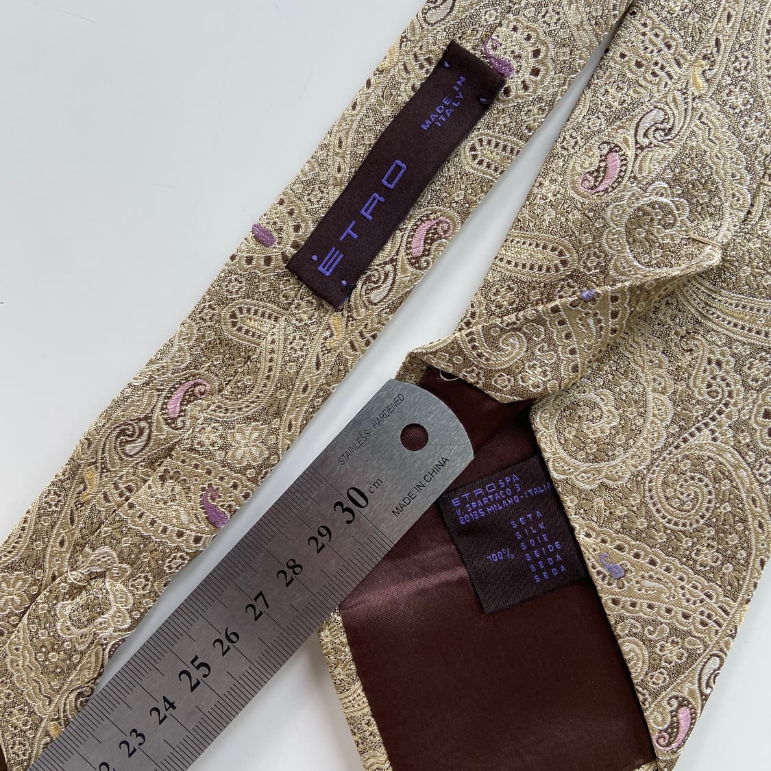 에트로(ETRO) 페이즐리 명품 정품넥타이 8.3cm 상품이미지8