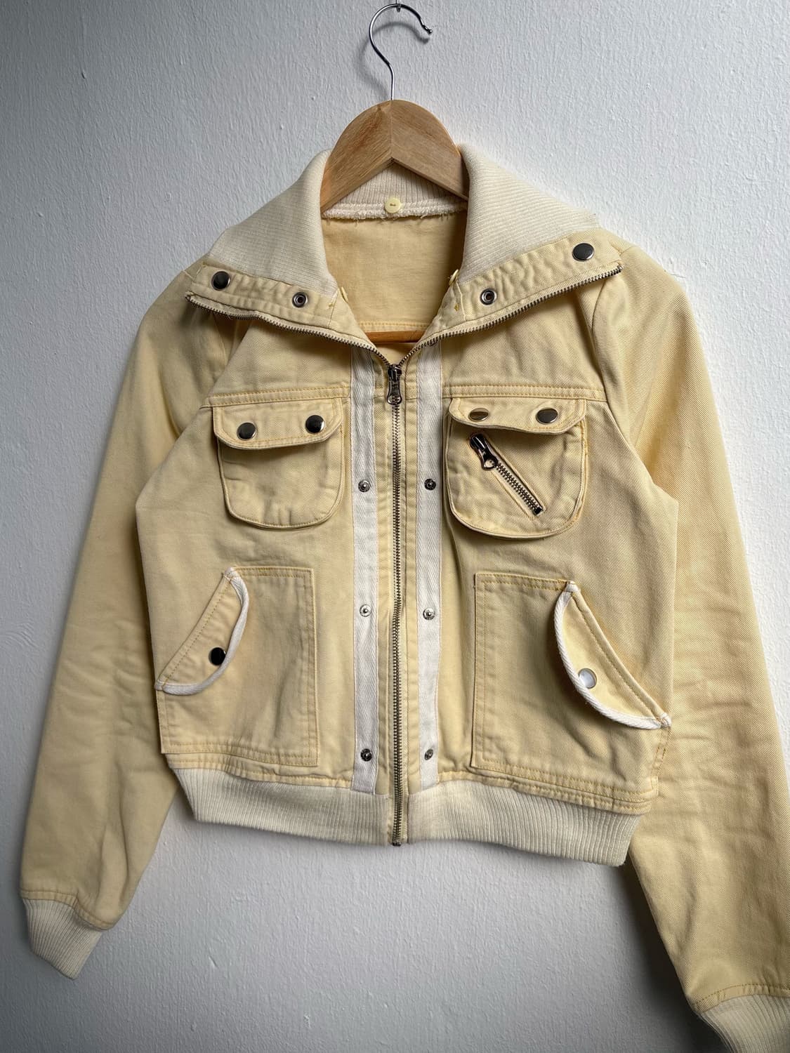 Vintage Yellow Multi Pocket Jacket  상품이미지5