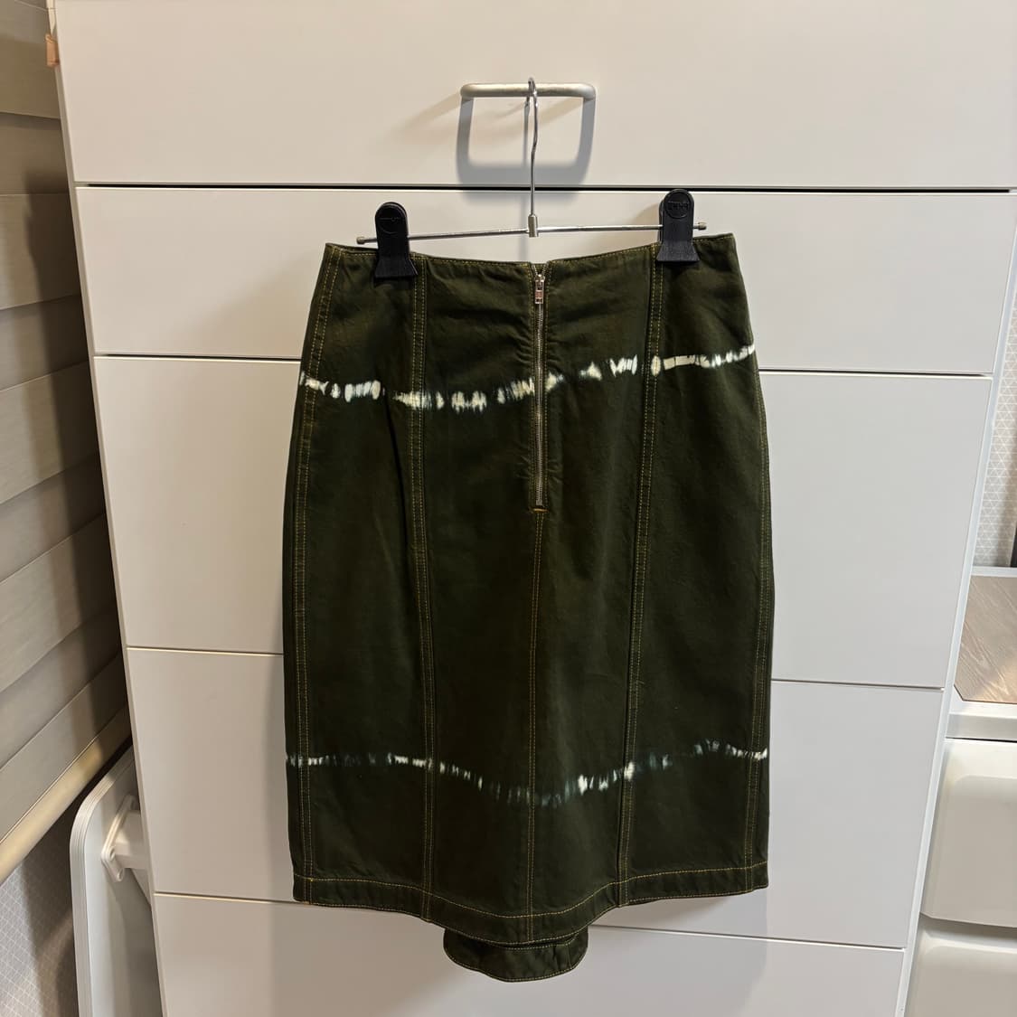 마르니 Marni 카키올리브 미디 타이다이 미디스커트 상품이미지6