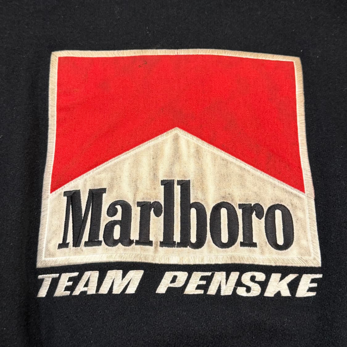 빈티지 90s Marlboro Team Penske 말보로 레더 자켓 상품이미지4