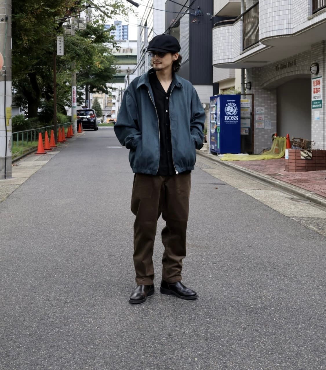 칼리 calee Faux 스웨이드 해링턴 자켓 상품이미지7