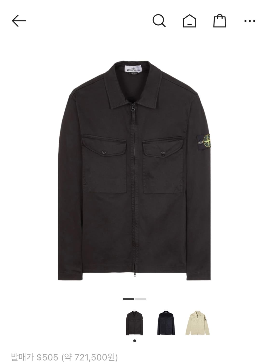 스톤아일랜드 오버셔츠 24ss 상품이미지6