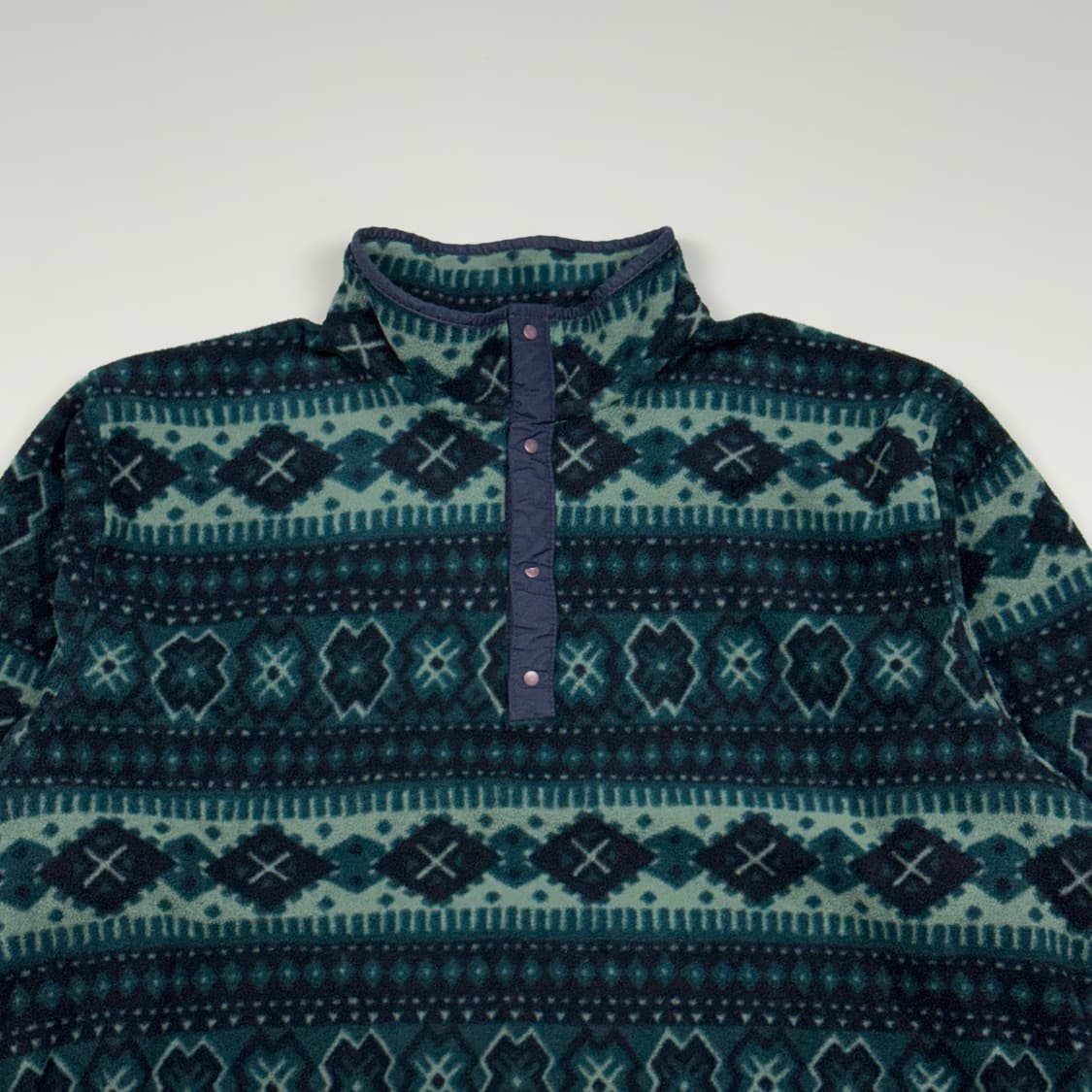 (107) 80s 엘엘빈 아즈텍 플리스 풀오버 상품이미지3