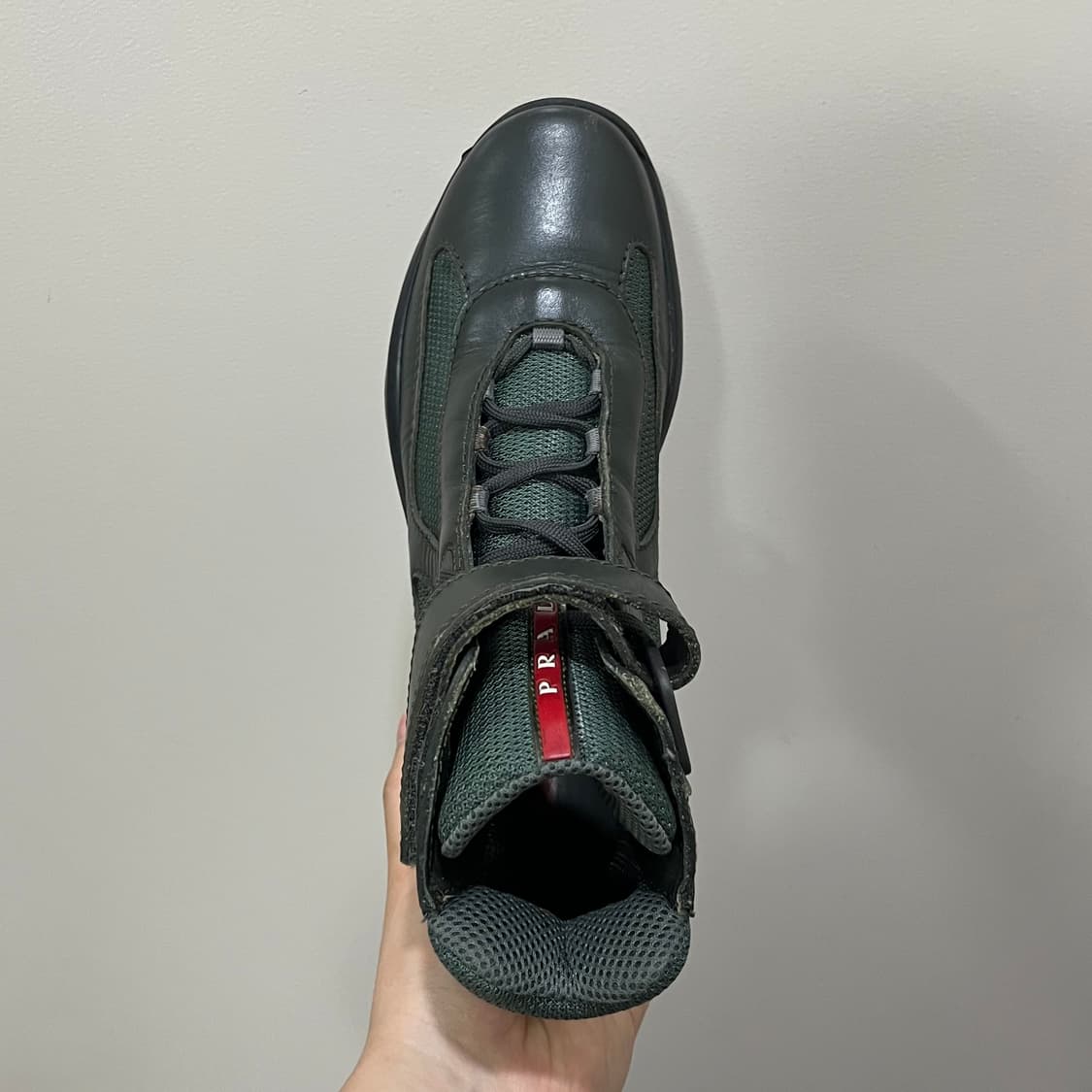 Prada America Cup High Top Sneakers 상품이미지5