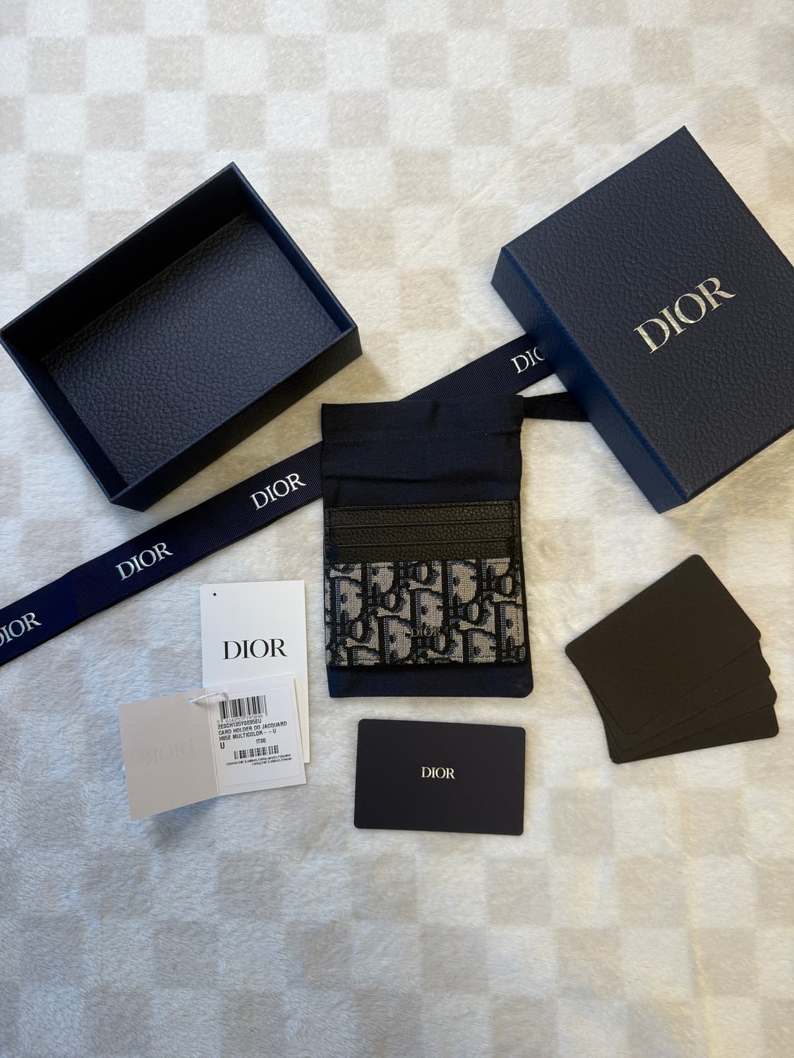 {새상품급/선물용} 디올 오블리크 카드지갑 상품이미지1