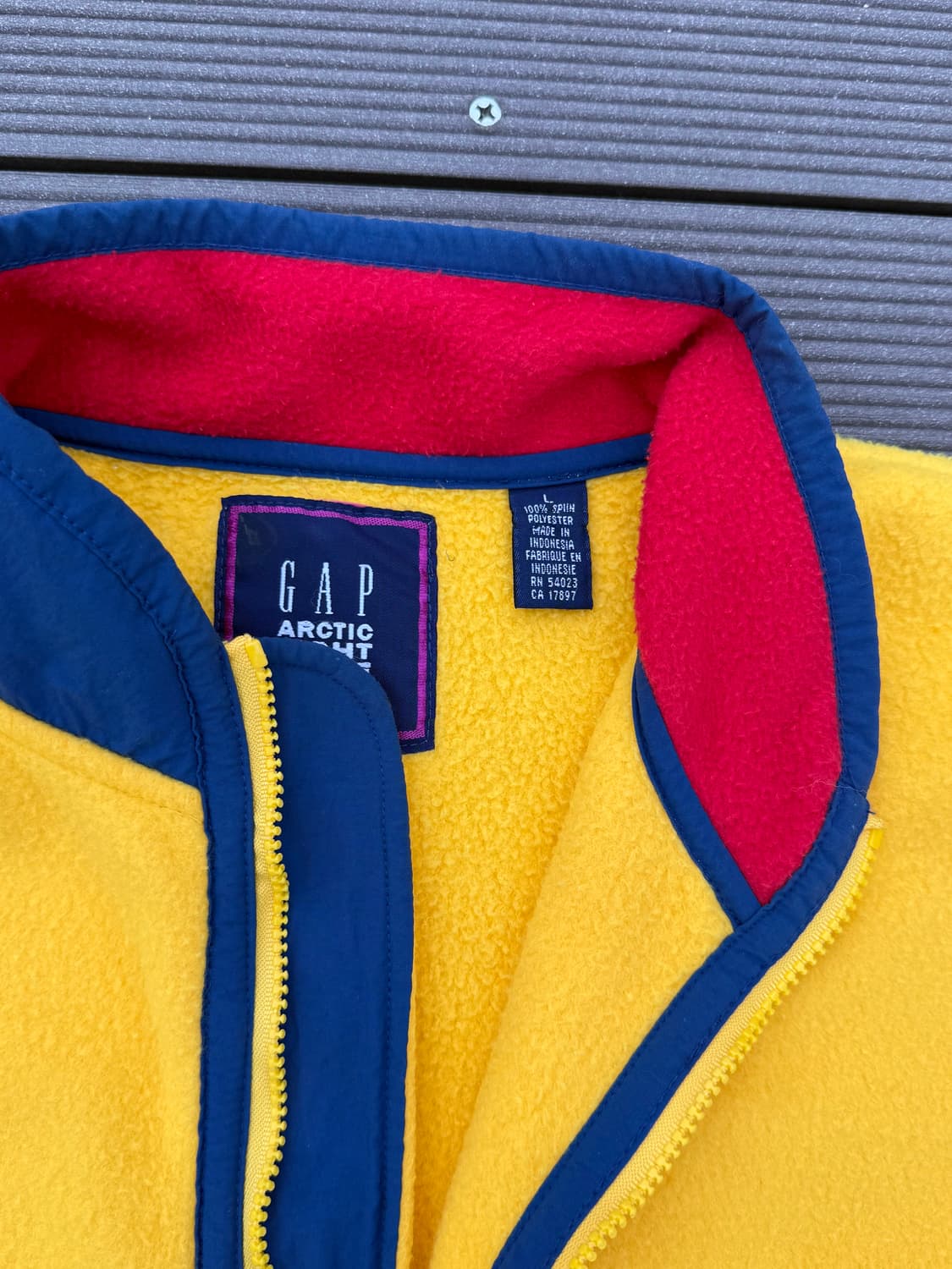 90s 올드 갭(GAP) 아크틱 라이트 후리스 자켓 상품이미지3