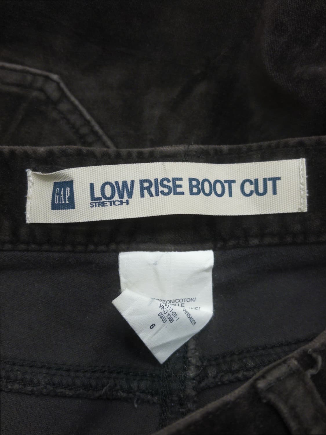빈티지 GAP 부츠컷 벨벳 팬츠 상품이미지8