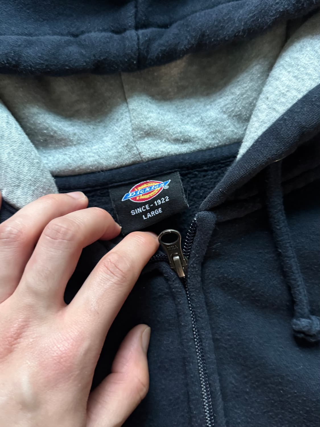 디키즈 가슴로고 사이드라인 후드집업 상품이미지7