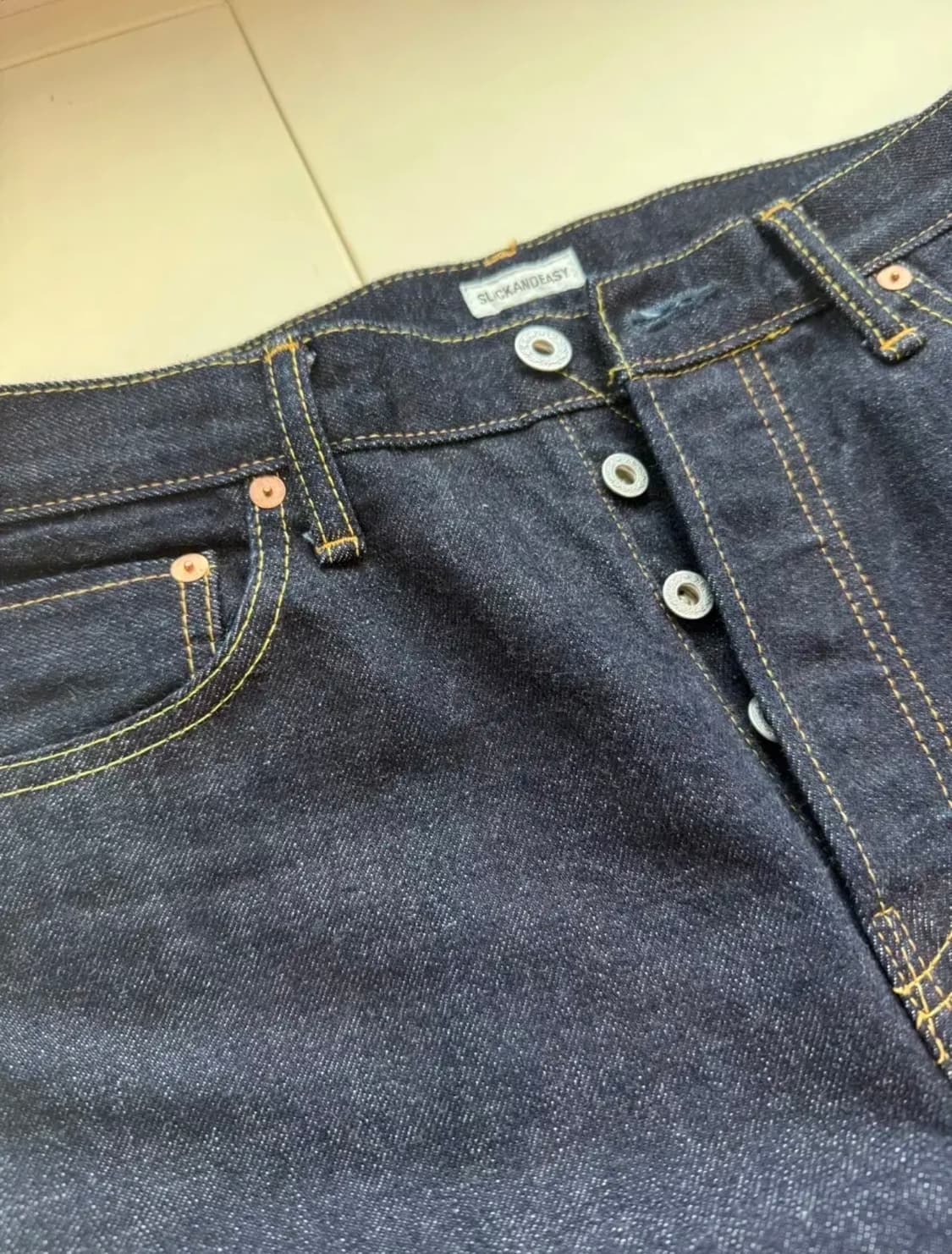어데케이드 슬릭앤이지 우동 셀비지 데님 1.2 30사이즈 상품이미지3