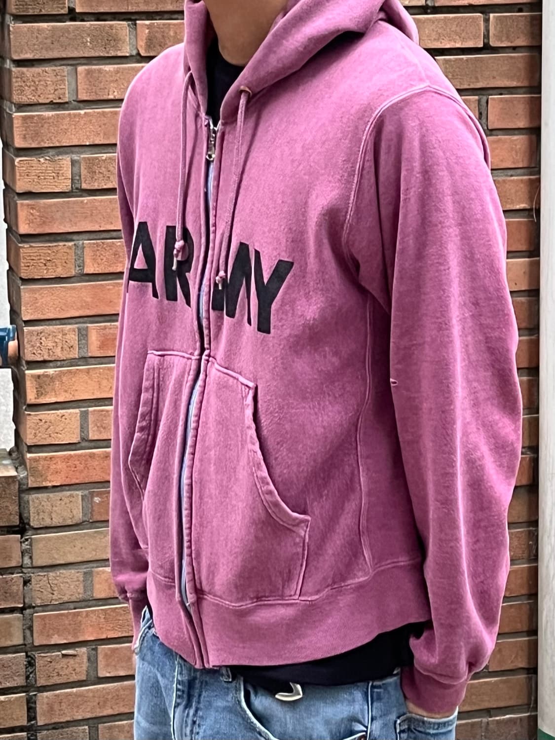 Vintage ARMY Hood Zip-up 상품이미지2