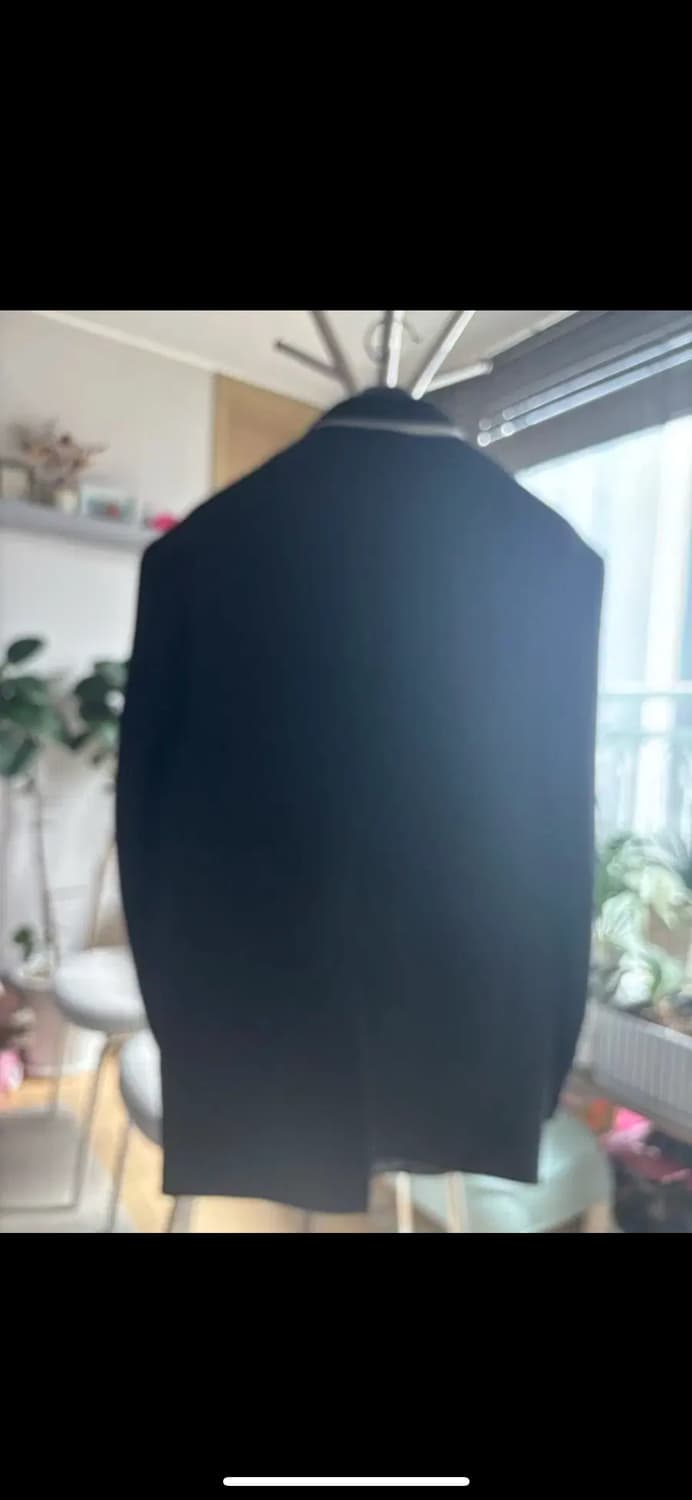 KI MYUNG 싱글 브레스티드 울 자켓 블랙 48사이즈 새제품 팝니다 상품이미지4