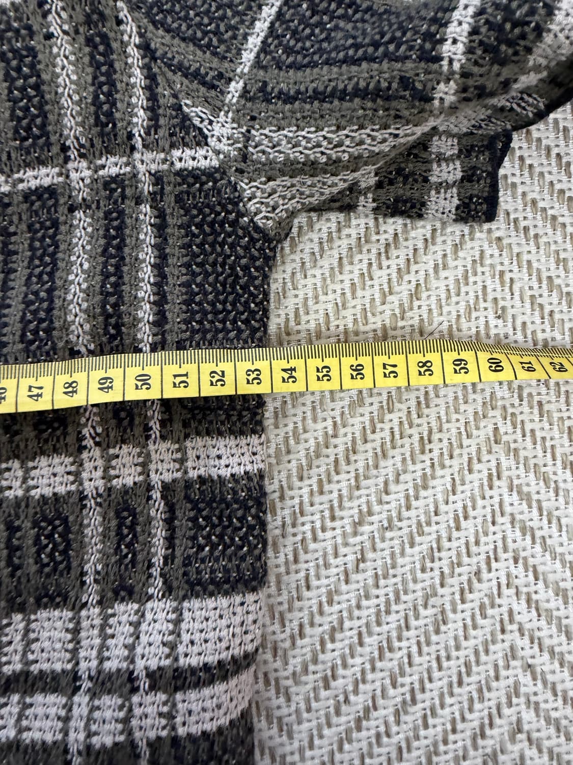 정품) COS 코스 남성 체크 니트 셔츠 XS 상품이미지8