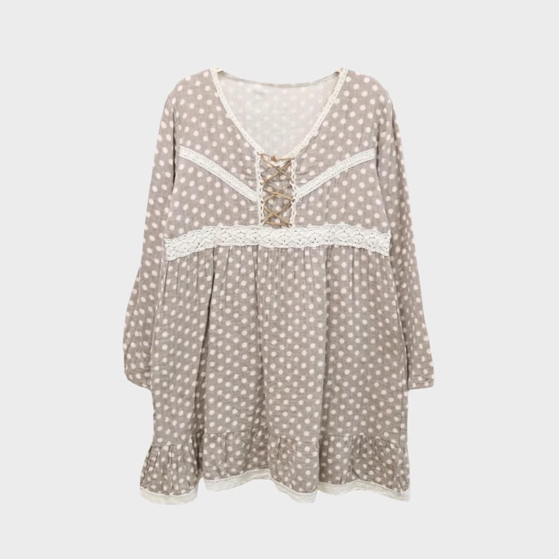 모리걸 무드 도트 미니 원피스 61063 상품이미지1