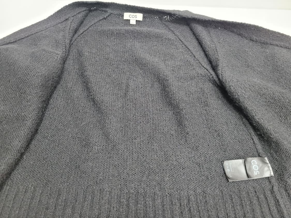 COS 코스 알파카 울 오픈 가디건 / 여 S 블랙

 상품이미지7