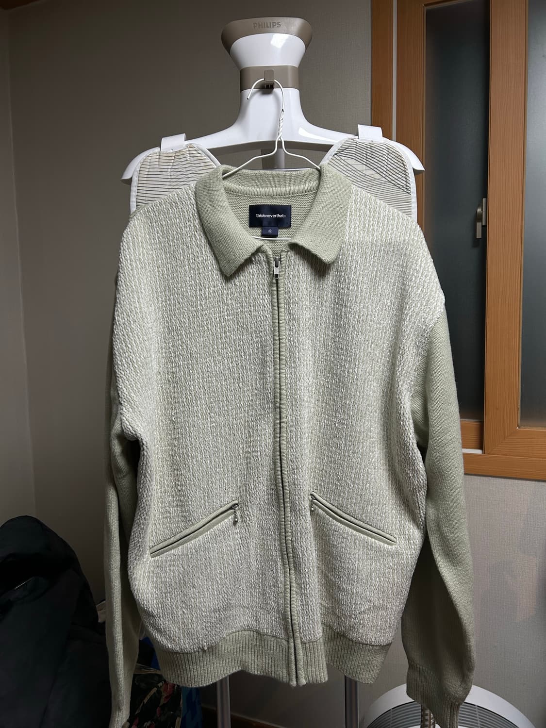 디네댓 벨벳 니트집업 상품이미지3