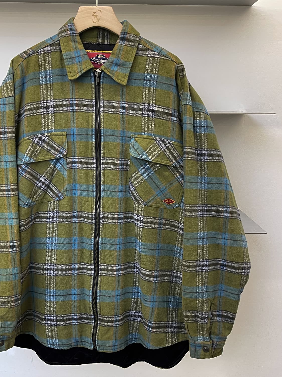 퀵실버 플란넬 체크 집 오버 셔츠 상품이미지3