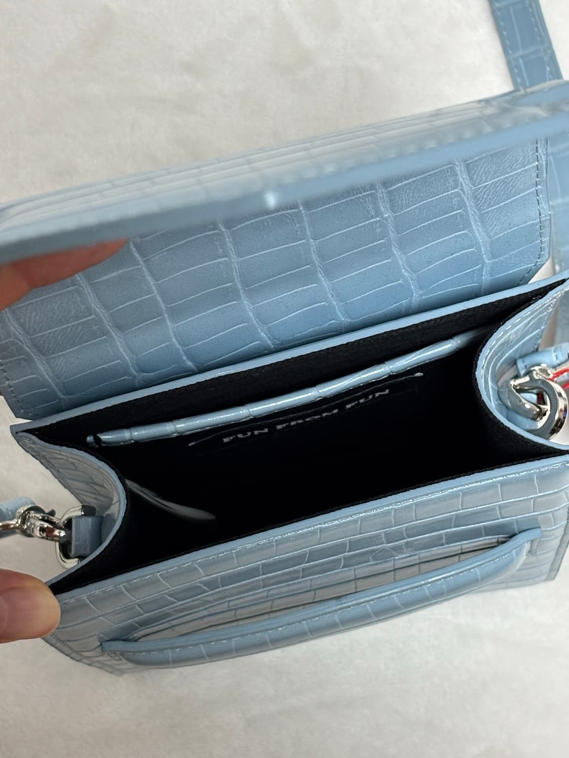 펀프롬펀 croc mini sugar bag blue 상품이미지6