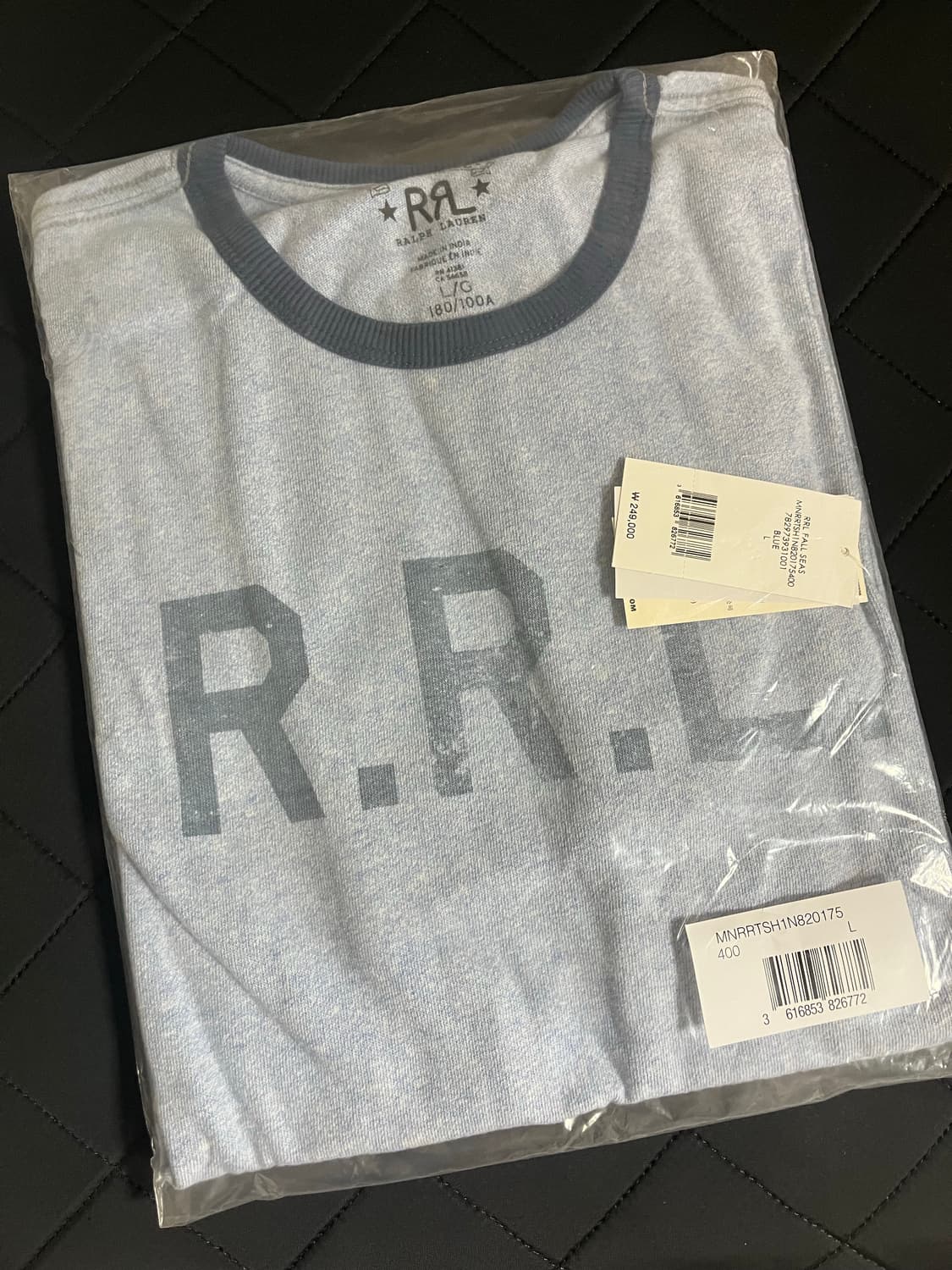 RRL 로고 저지 링거티 더블알엘 25FW 상품이미지1