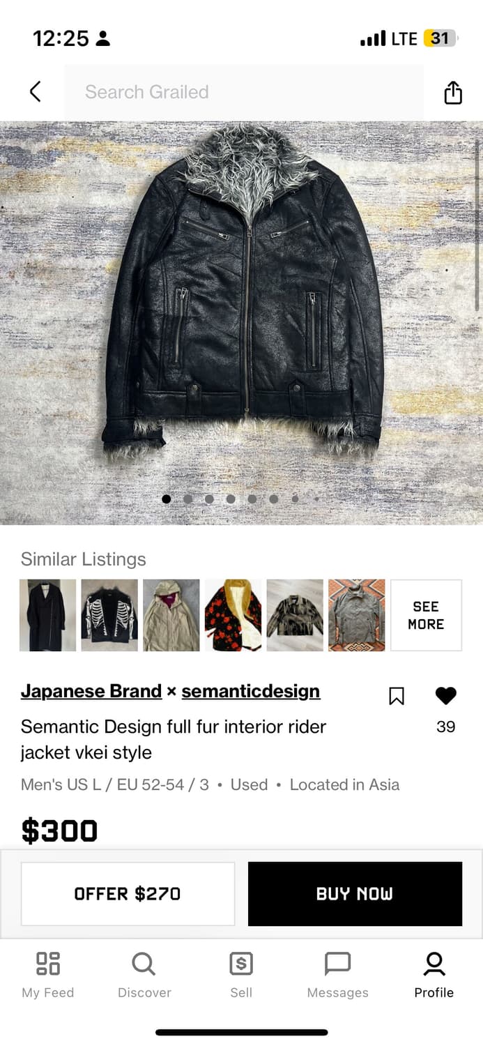 Semantics design 유광 스웨이드 퍼 자켓 상품이미지2