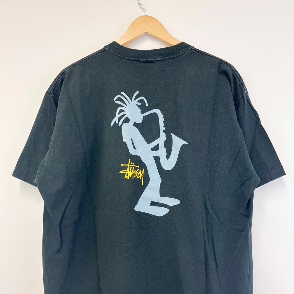 stussy 스투시 빈티지 S 로우 프로 캡 블랙 (재즈맨) 상품이미지7