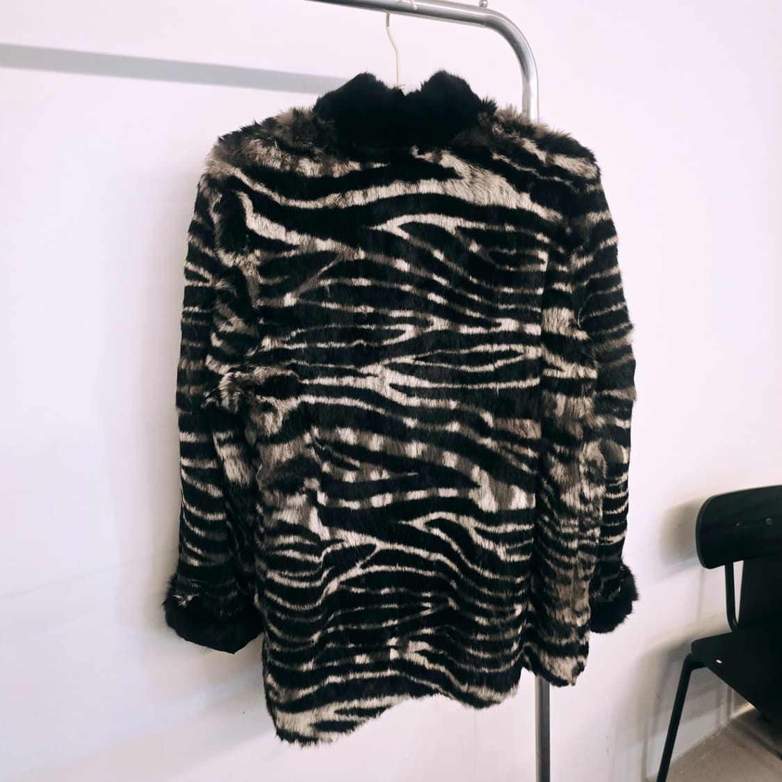 실크100% 레빗 양면 코트 상품이미지3