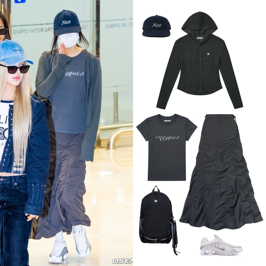 새상품 일괄) 코이세이오 머메이드 스커트 차콜 뉴진스 해린 착용 빈티지 상품이미지6