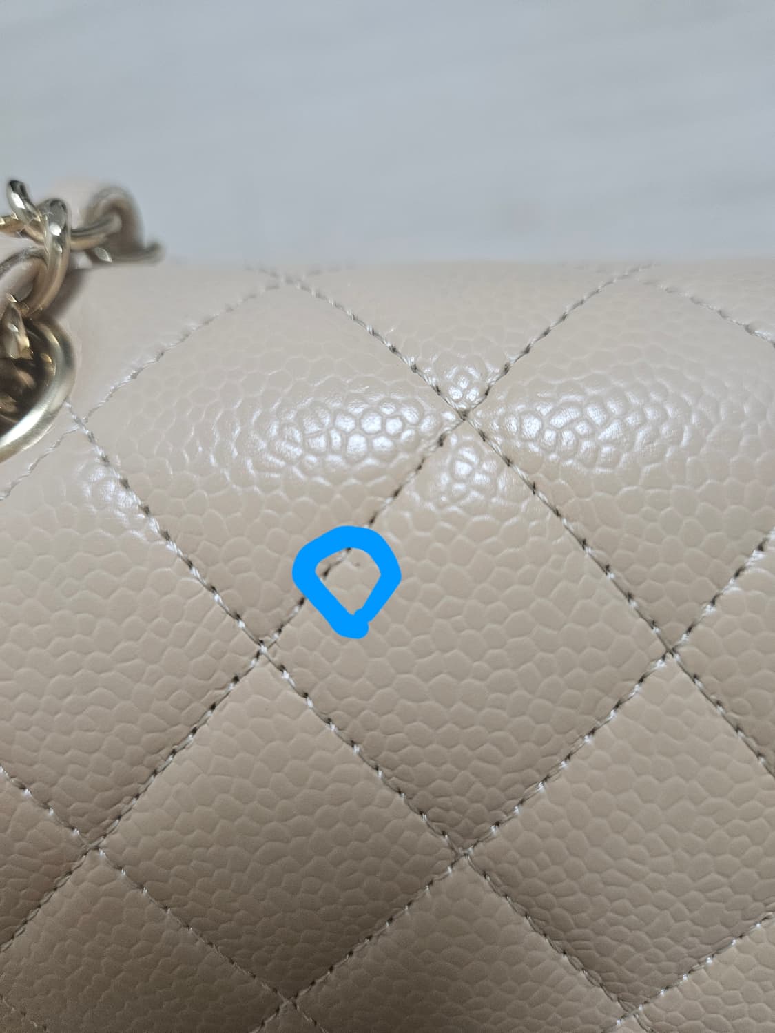 샤넬 클래식 스몰 베이지 내장칩 상품이미지8