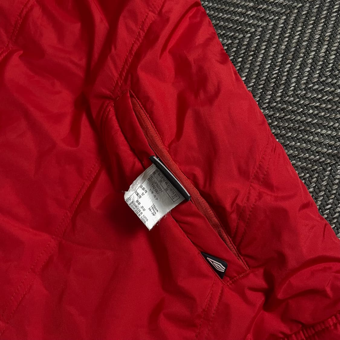 00s 엄브로 올드스쿨 양면 패딩 베스트o 3220 상품이미지7