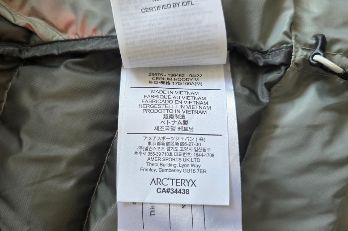 아크테릭스 세륨 후디 해비타트 m사이즈 상품이미지5