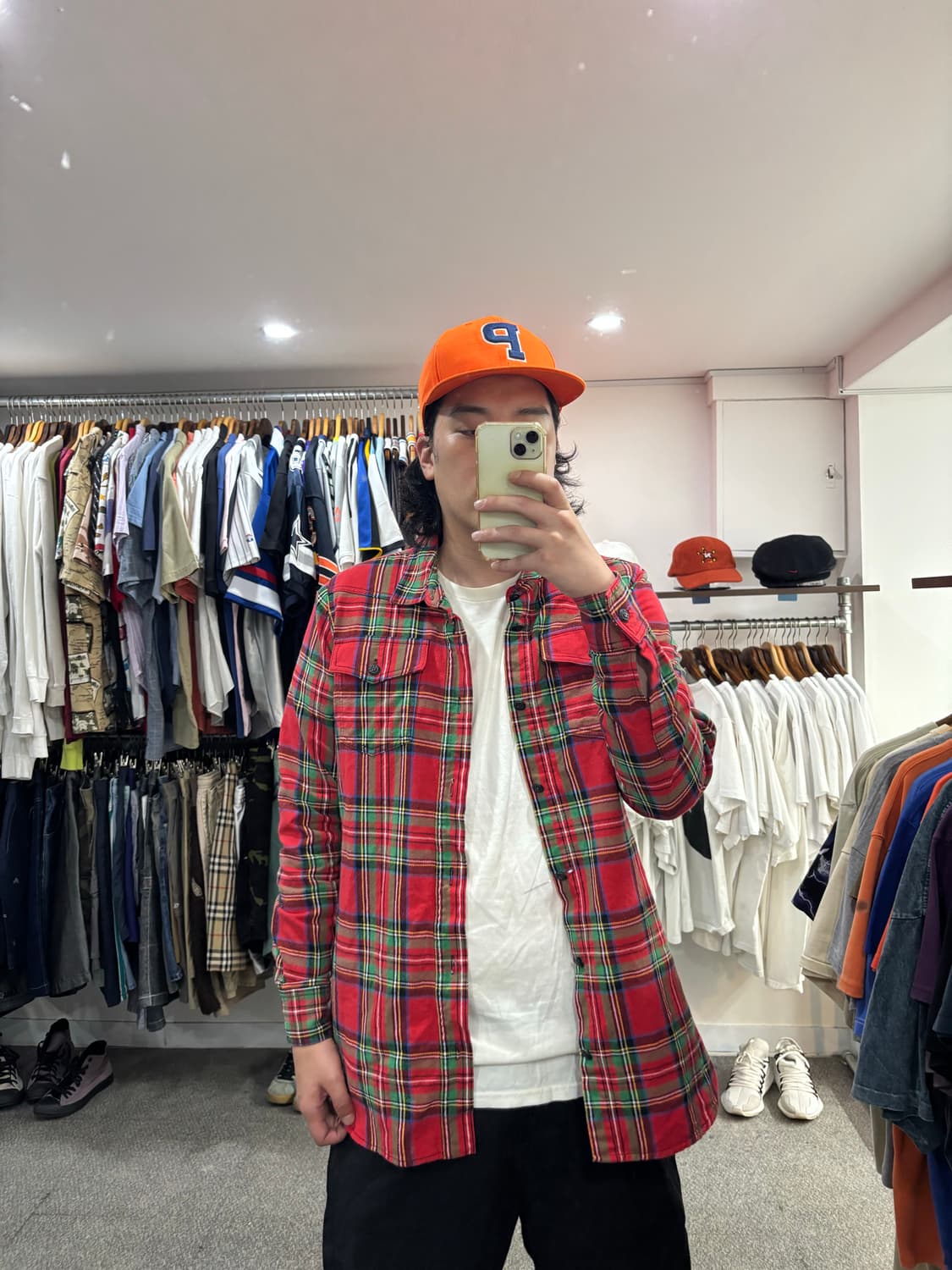 15FW 오프화이트 체크셔츠 상품이미지7