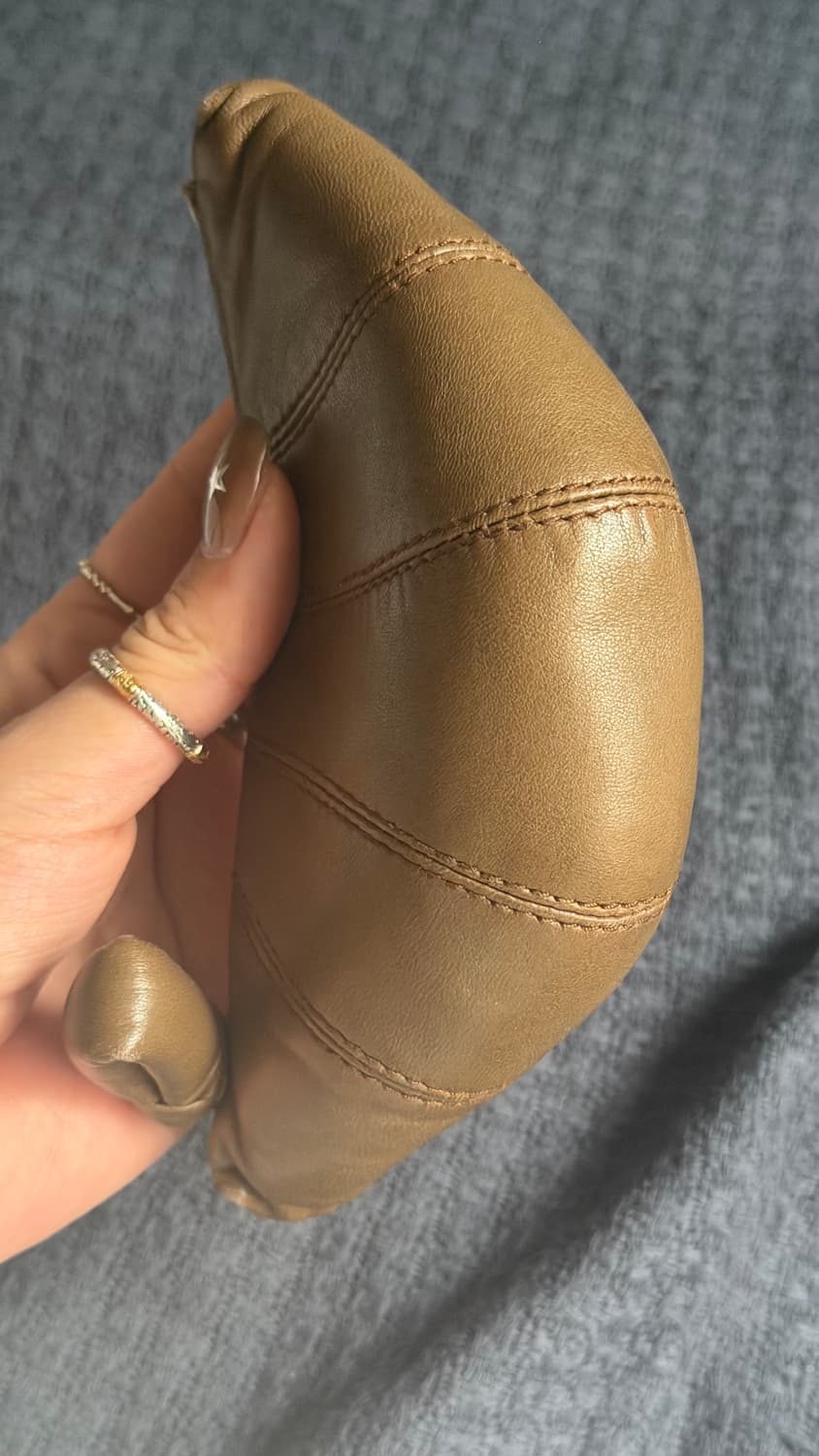 르메르 크루아상 코인 펄스 브론즈 카키 상품이미지5