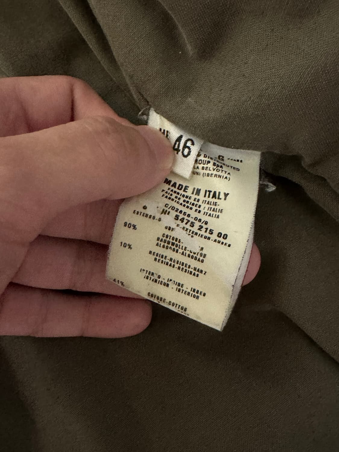 [46] 헬무트랭 99AW 원포켓 패디드 자켓 상품이미지8