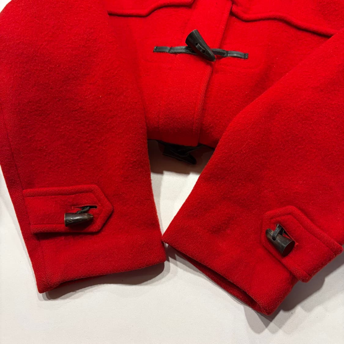 [M] 버버리 글로버울 레드 더플 코트 C923 상품이미지6