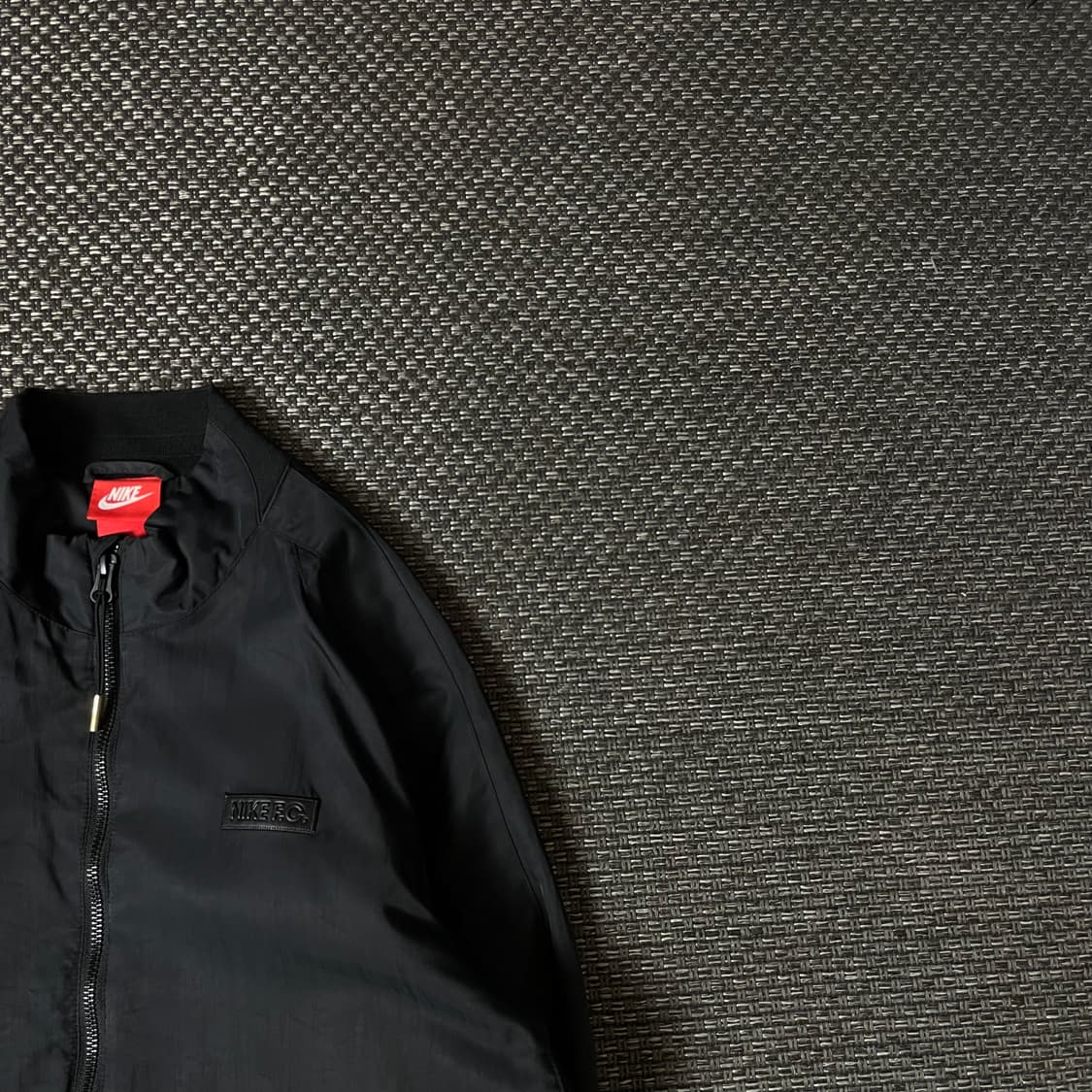 나이키 블랙 FC 패치 나일론 바람막이 자켓 M 상품이미지3