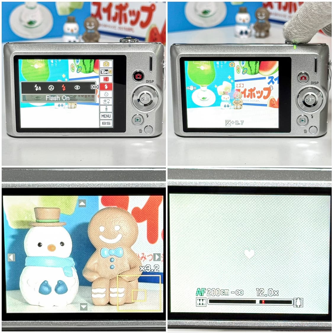카시오 엑슬림 ZS240 실버 빈티지디카 상품이미지4