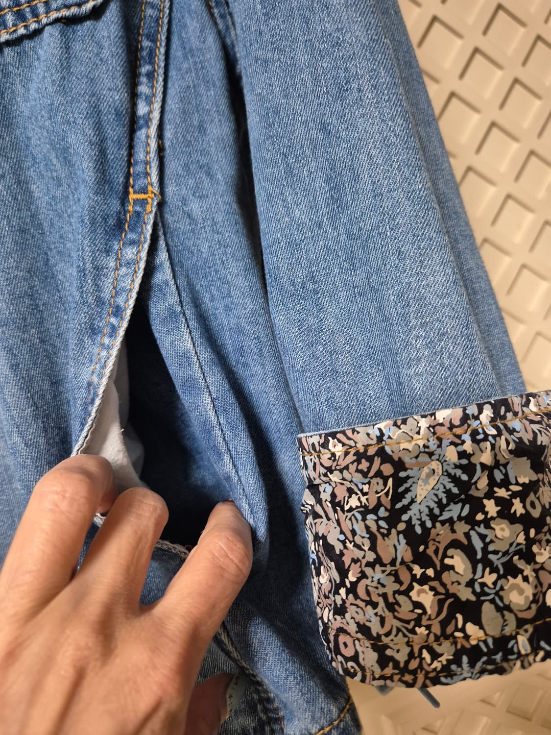 EnC 데님 셔츠 자켓 상품이미지5