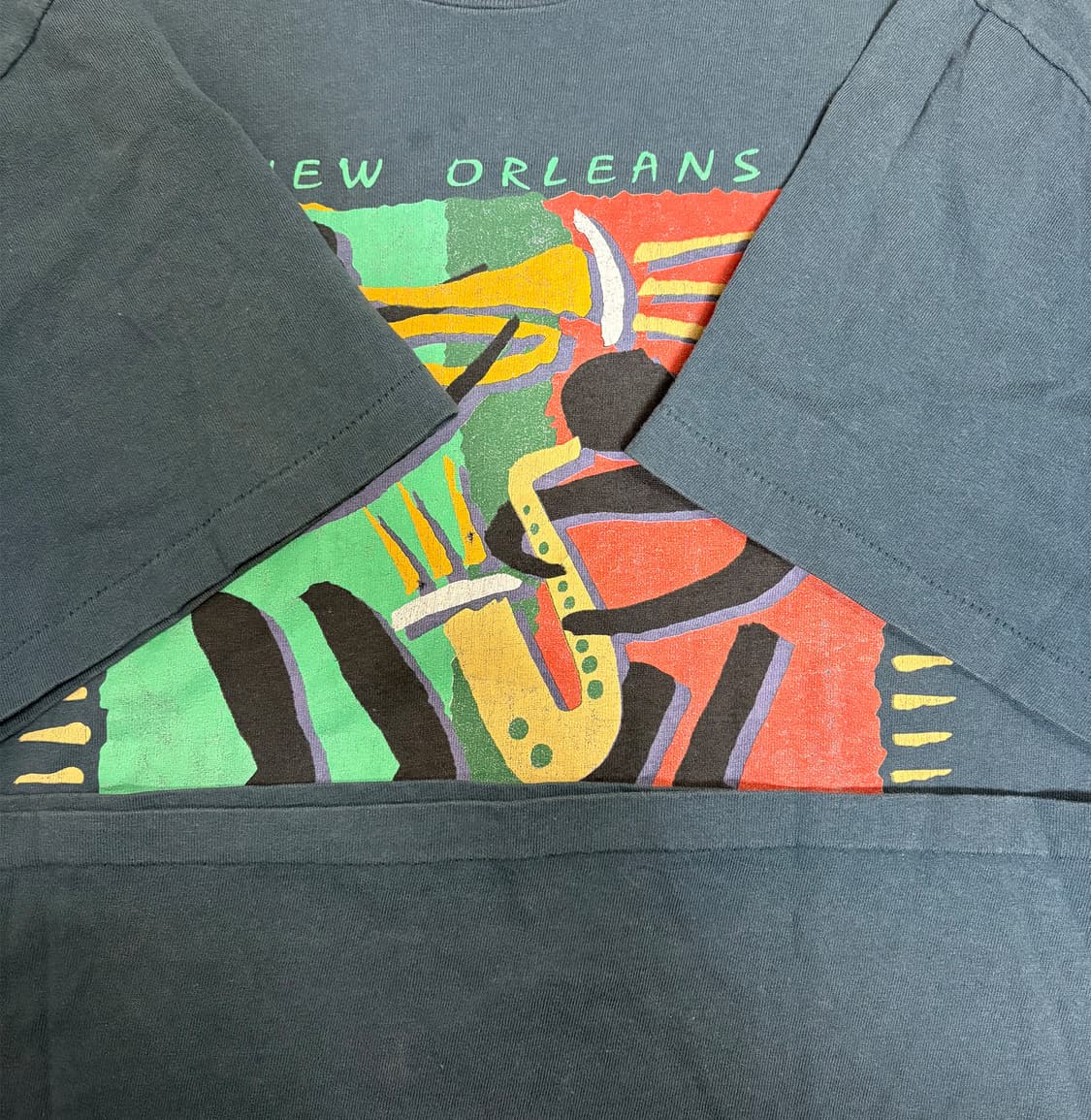 90s New Orleans HANES shirt 상품이미지5