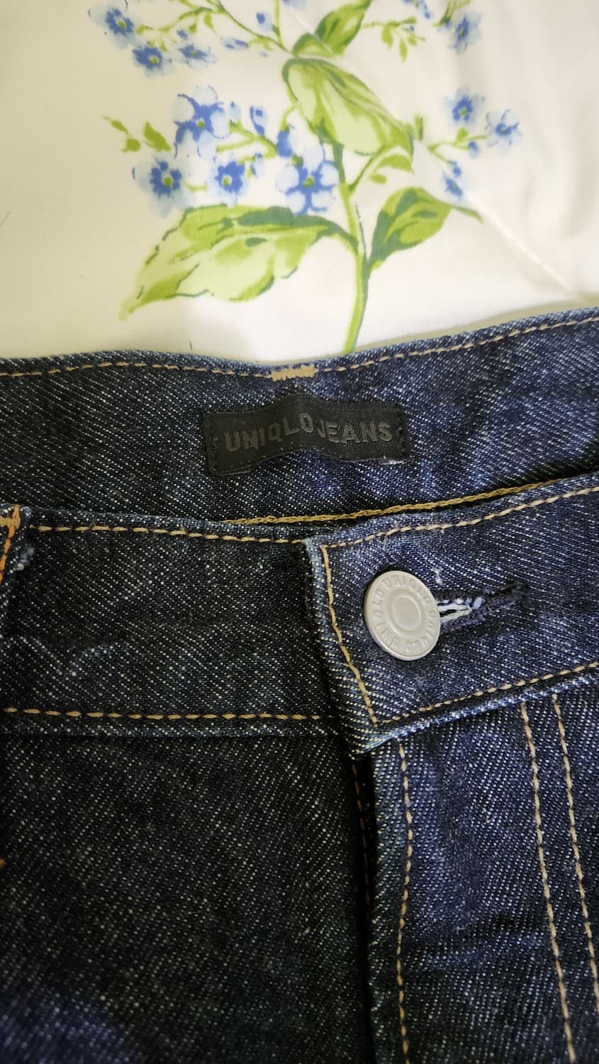 유니클로 셀비지 레귤러핏 청바지 진 상품이미지4