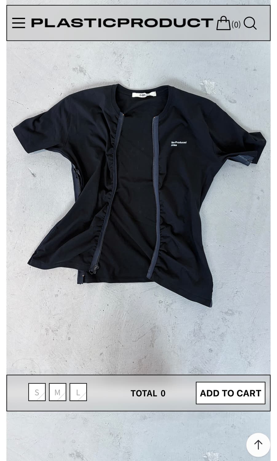 MPa ZIP INSTRUMENT T-SHIRT 02 (BLACK) 상품이미지4