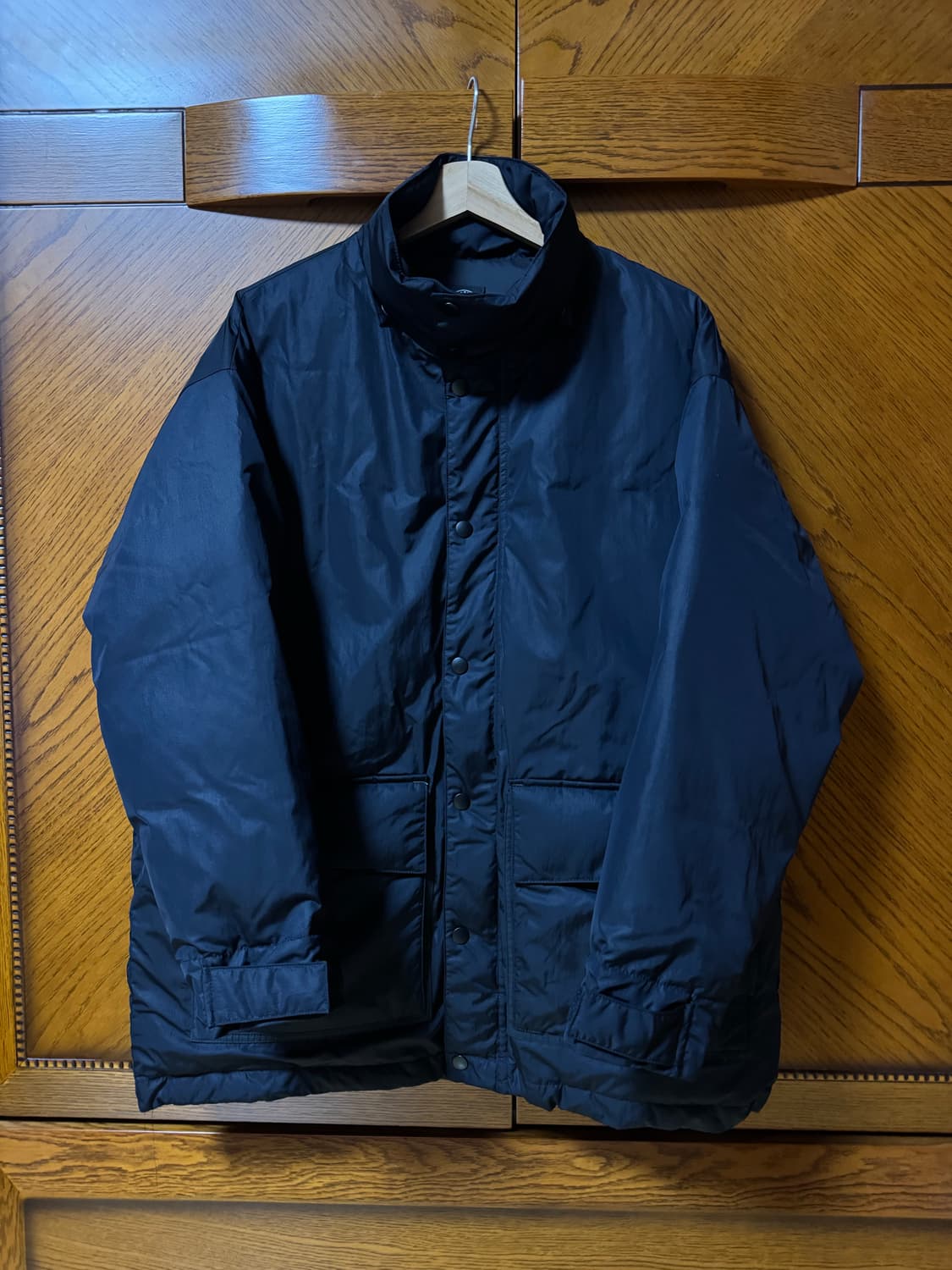 포터 클래식 쉰 나일론 다운 재킷 블랙 2 상품이미지5