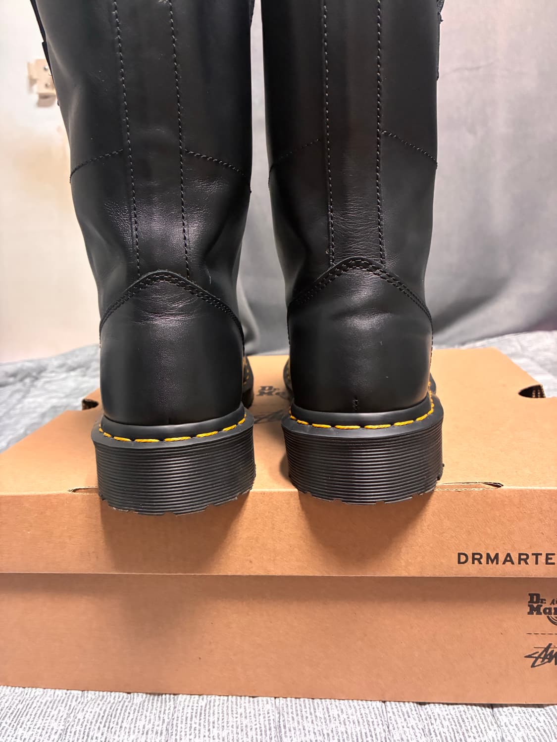 닥터마틴x스투시 데콘 엔지니어부츠 블랙 260 상품이미지4