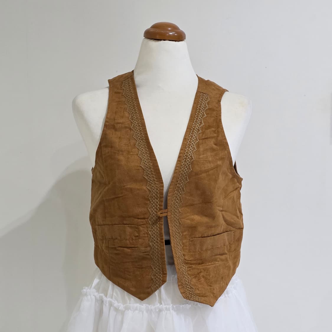 보헤미안 엔틱 스웨이드 웨스턴 베스트조끼 상품이미지3