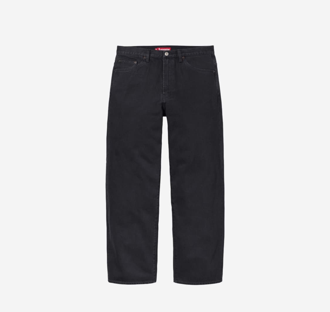 [30] Supreme Baggy Jean Black 슈프림 배기진 상품이미지1