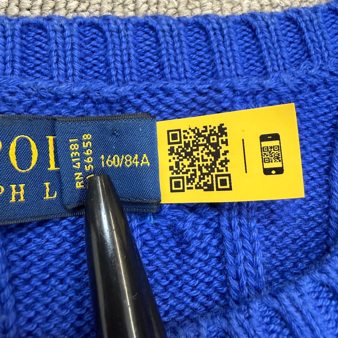 polo 랄프로렌 폴로 신형 케이블 반팔니트 상품이미지3