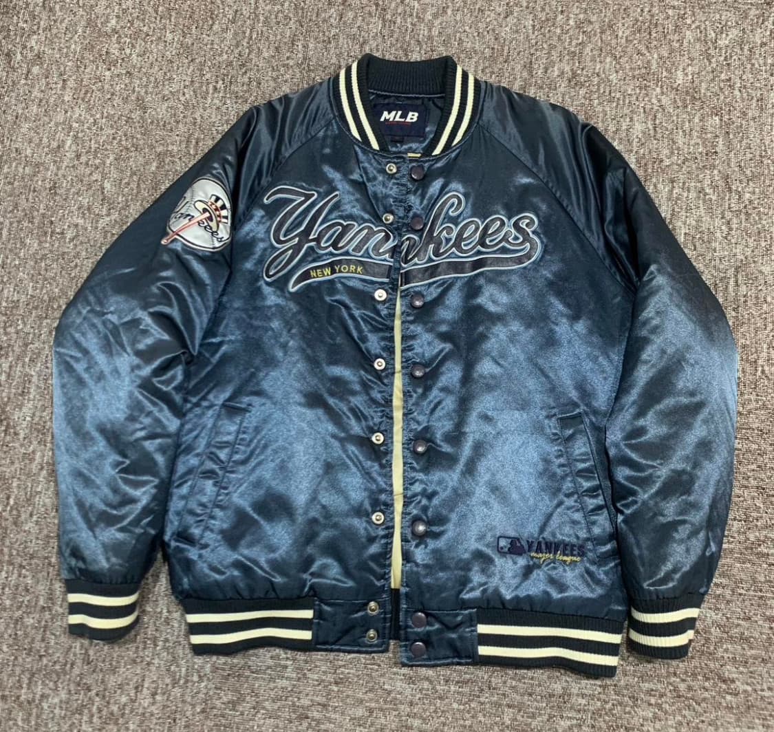 M) MLB 뉴욕 양키스 스타디움 점퍼 블루종 바시티 상품이미지1