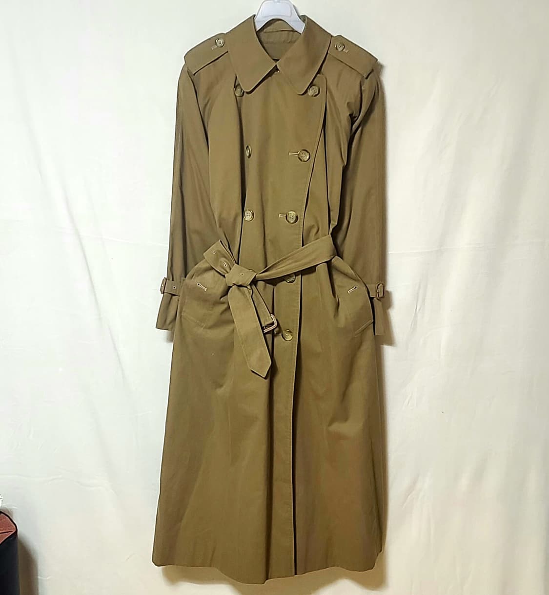 Burberrys 버버리 90's 노바체크 더블 트렌치코트 상품이미지4