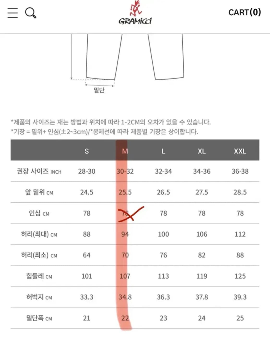 그라미치 가젯 팬츠 네이비 M 상품이미지7