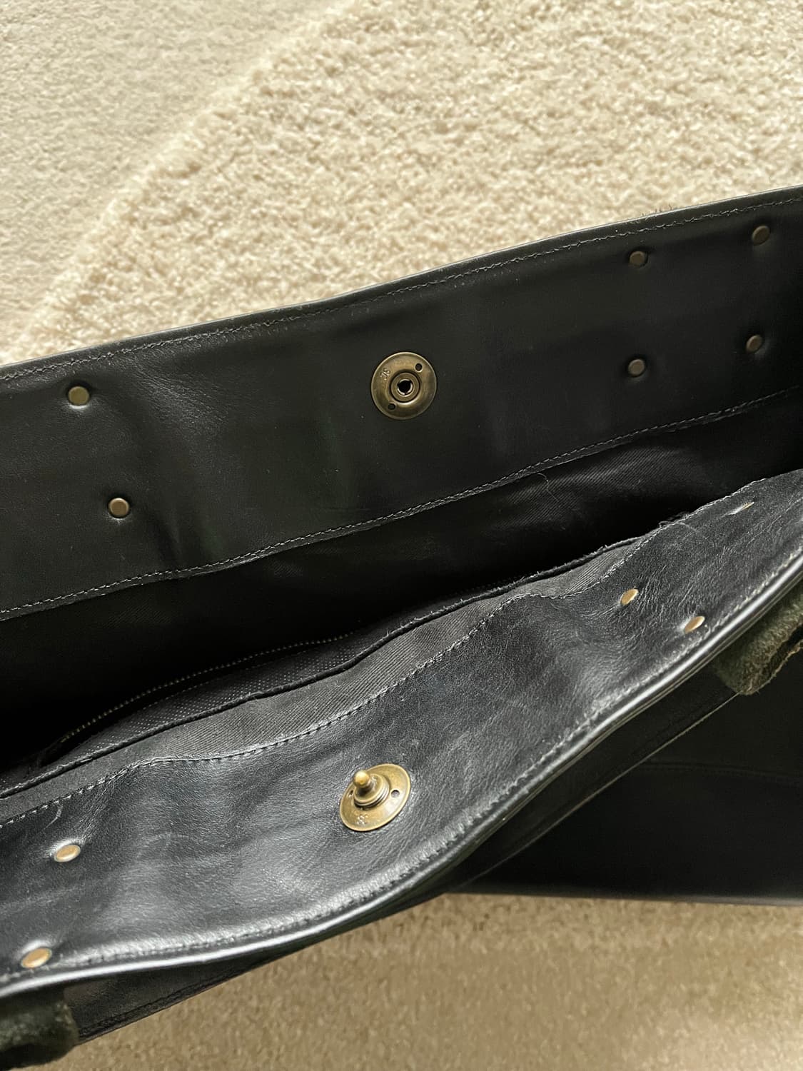 다츠노시 핸드메이드 레더 토트백 상품이미지9