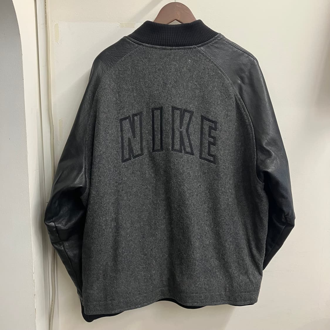 N171 90s 나이키 레더 바시티 자켓 상품이미지2