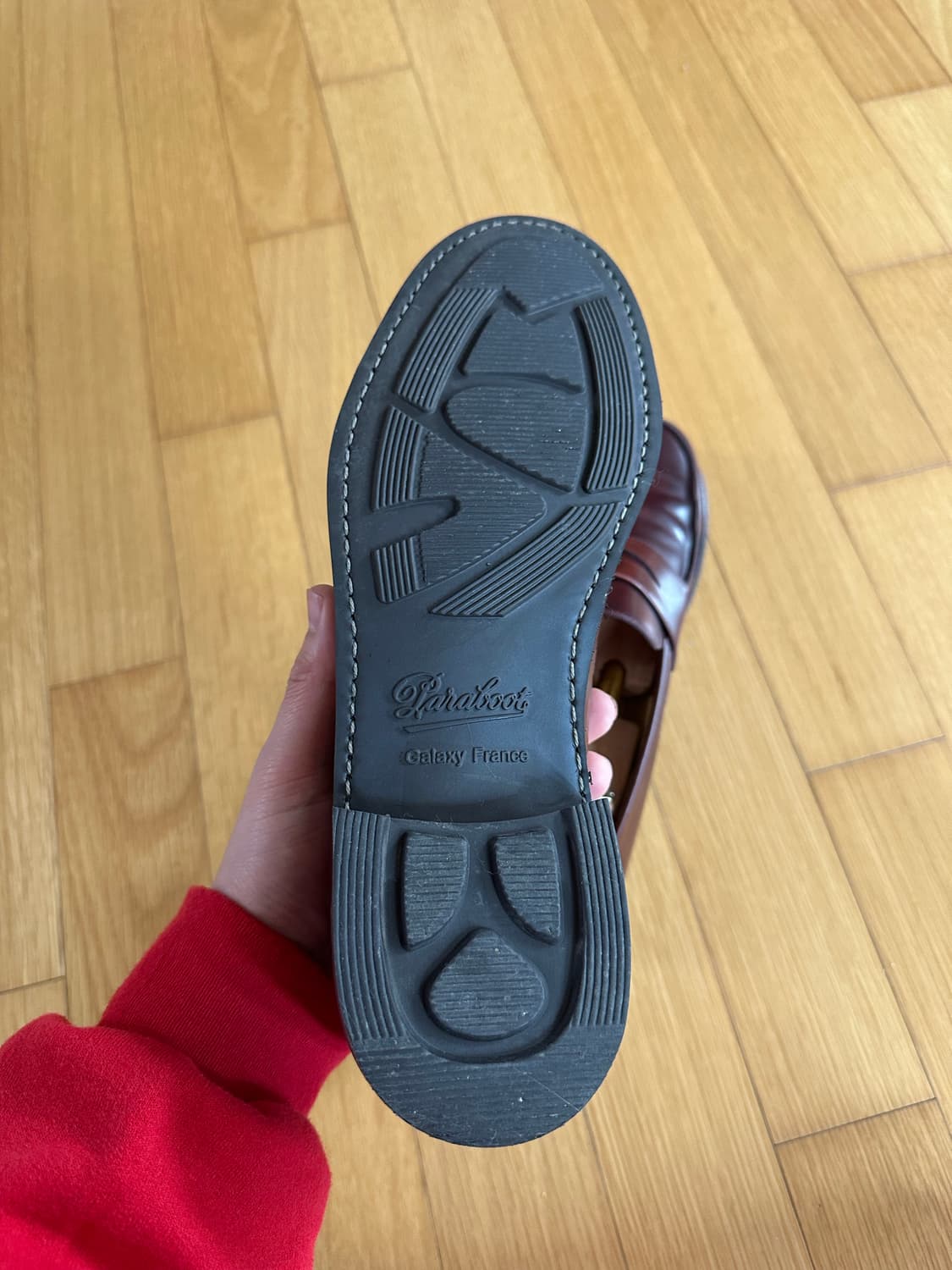 파라부트 아도니스 로퍼 버건디 UK8 상품이미지3